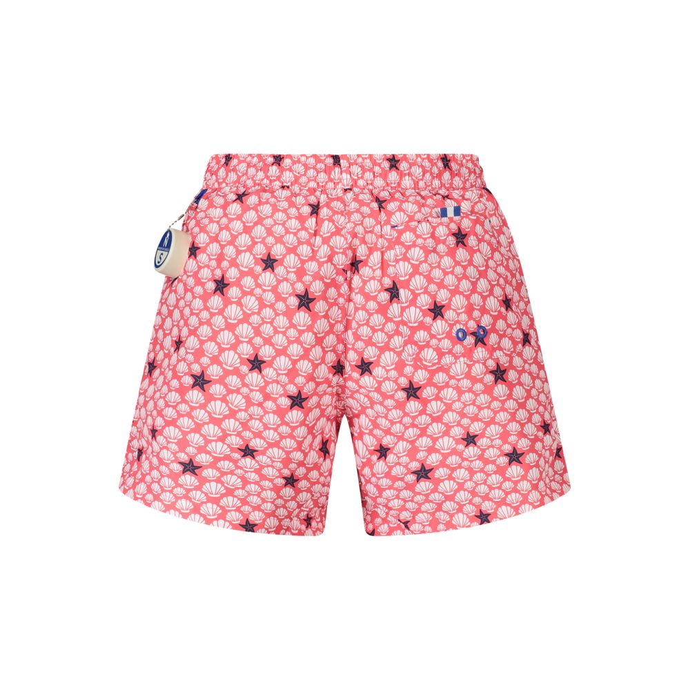 North Sails Red Polyester Swimwear - Performance Swim Boxer