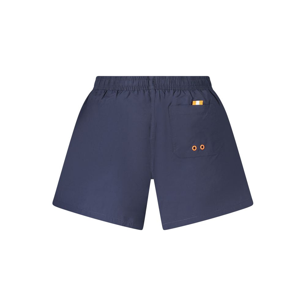 North Sails Blue Cotton Swimwear Swim Boxer