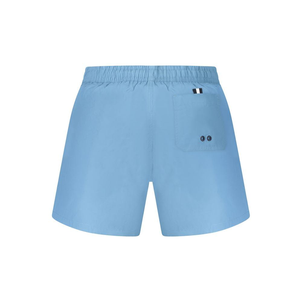 North Sails Blue Cotton Swimwear: Performance Swim Boxer