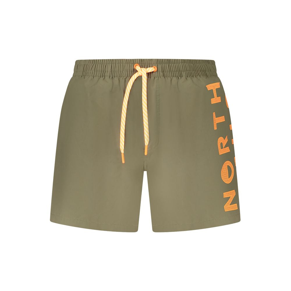 North Sails Green Cotton Swimwear for Effortless Coastal Style
