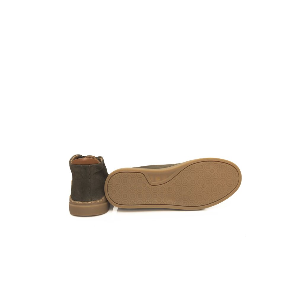 Cerruti 1881 Green Cowhide Boot - Timeless Elegance for Men