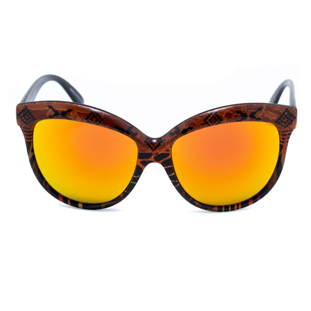Italia Independent Bicolor Sunglasses – Orange & Black Acetate