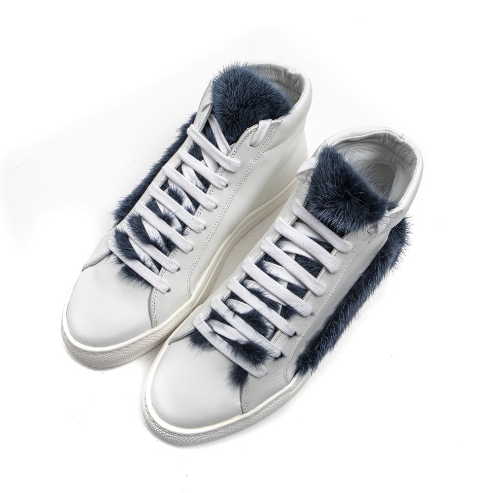 Mr&Mrs Italy White Leather Sneaker - Women’s Style