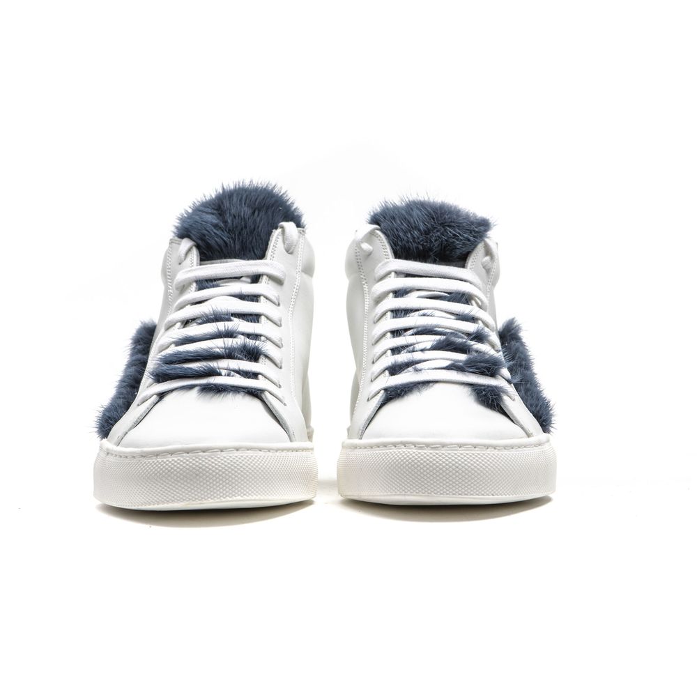 Mr&Mrs Italy White Leather Sneaker - Women’s Style