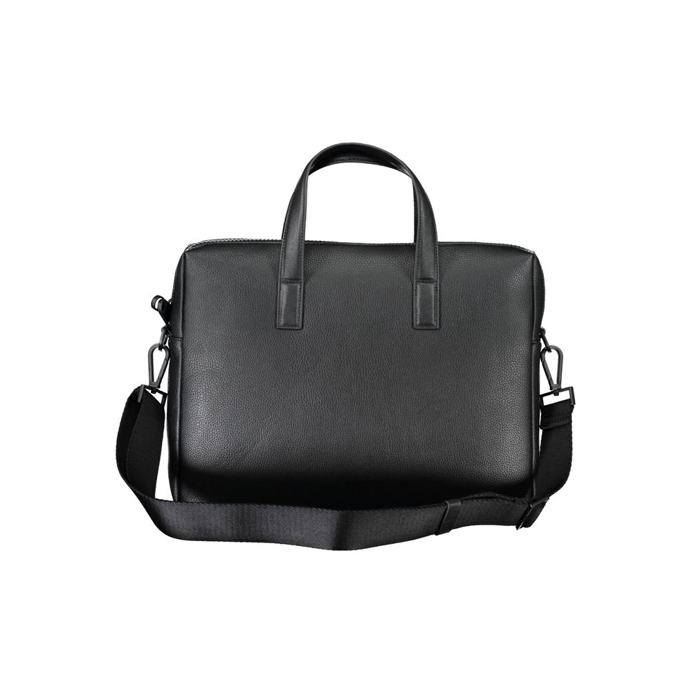 Calvin Klein Black Polyester Handbag Briefcase