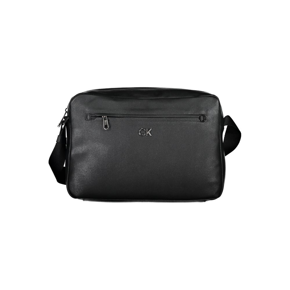 Calvin Klein Black Polyester Handbag Briefcase