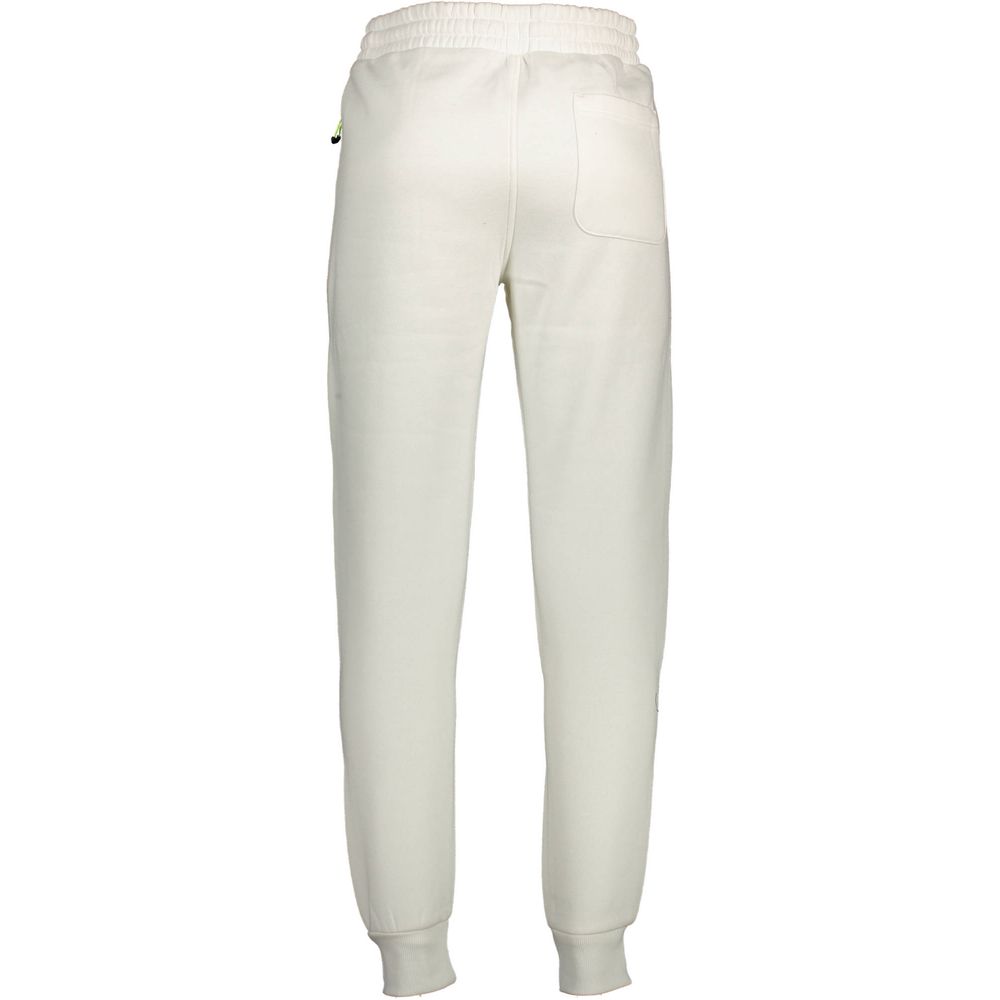 Norway 1963 White Cotton Jogger Sweatpants for Men