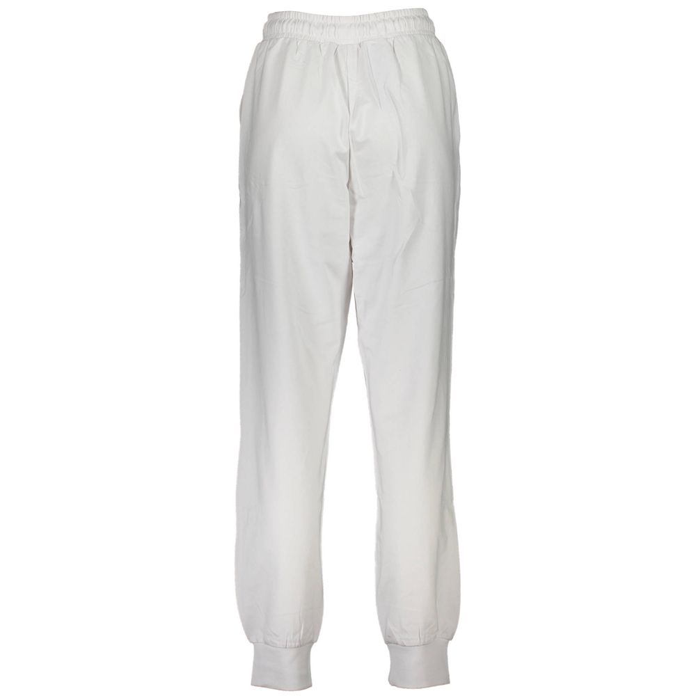 Fila White Cotton Pant - Comfortable Sports Trousers for Active Lifestyles