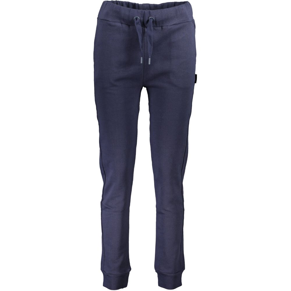 North Sails Blue Cotton Pant - Sporty and Sustainable Trousers