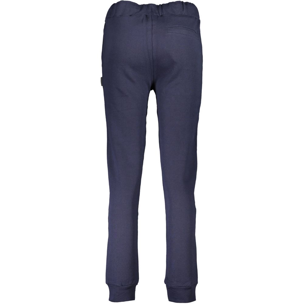 North Sails Blue Cotton Pant - Sporty and Sustainable Trousers
