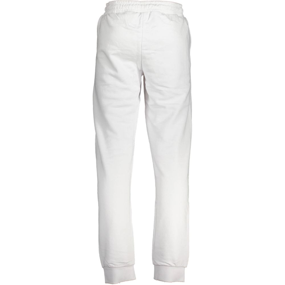 Fila White Cotton Pant - Stylish and Comfortable Sports Trousers