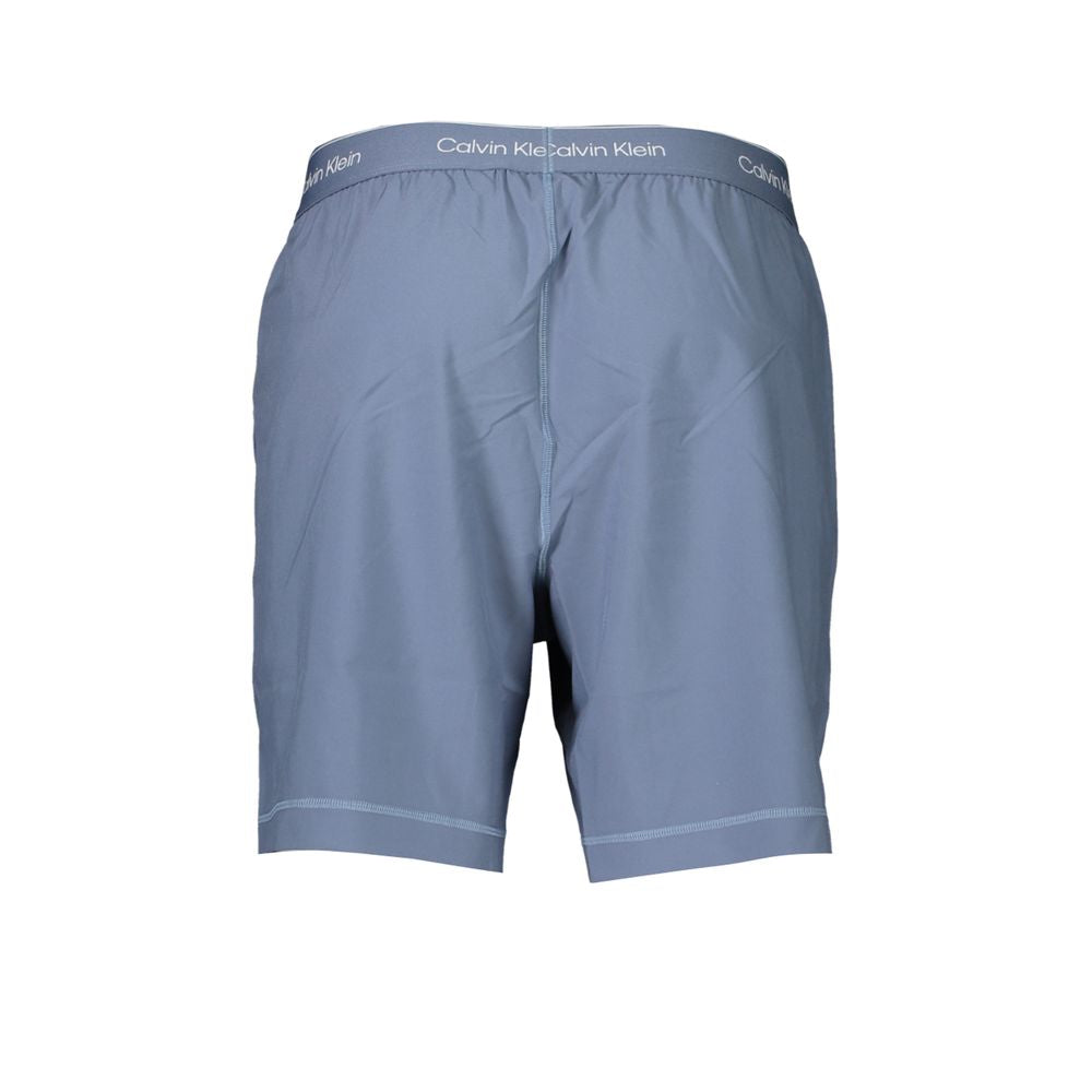Calvin Klein Blue Polyester Sport Shorts