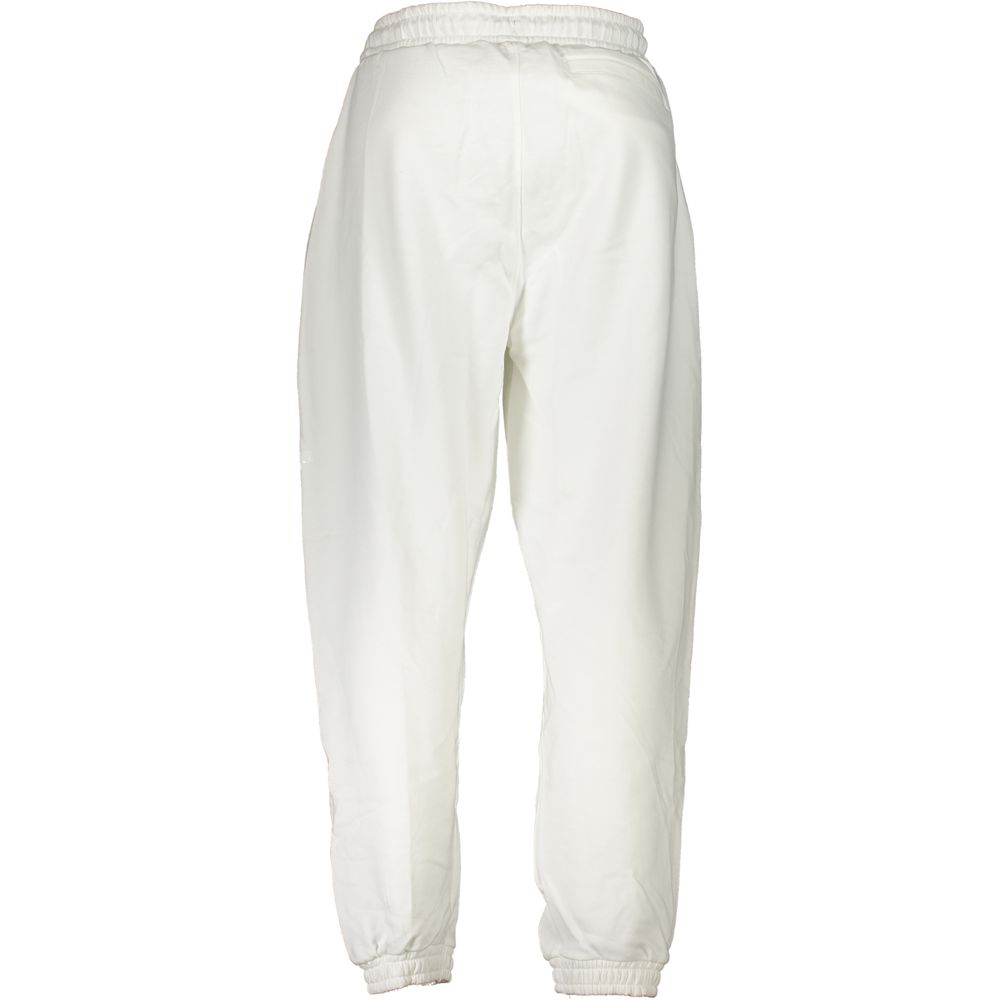 Calvin Klein White Cotton Sports Trousers