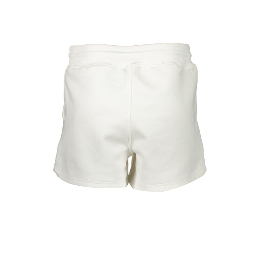 K-Way White Polyester Sports Shorts