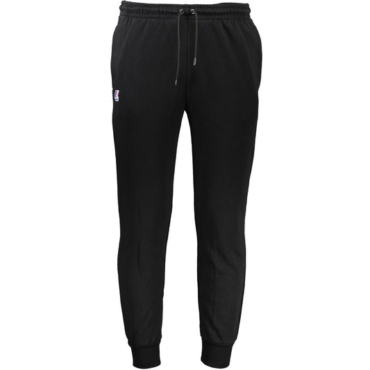 K-Way Black Cotton Sports Trousers