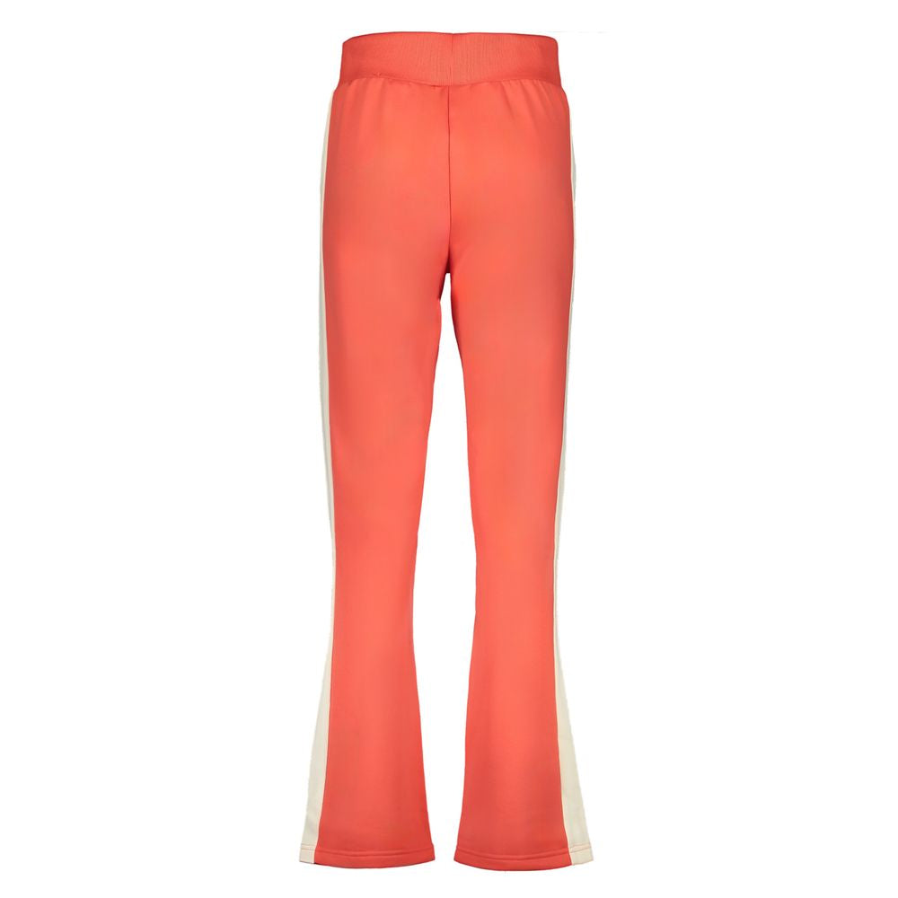 Fila Pink Polyester Pant - Stylish Sports Trousers with Reflective Details