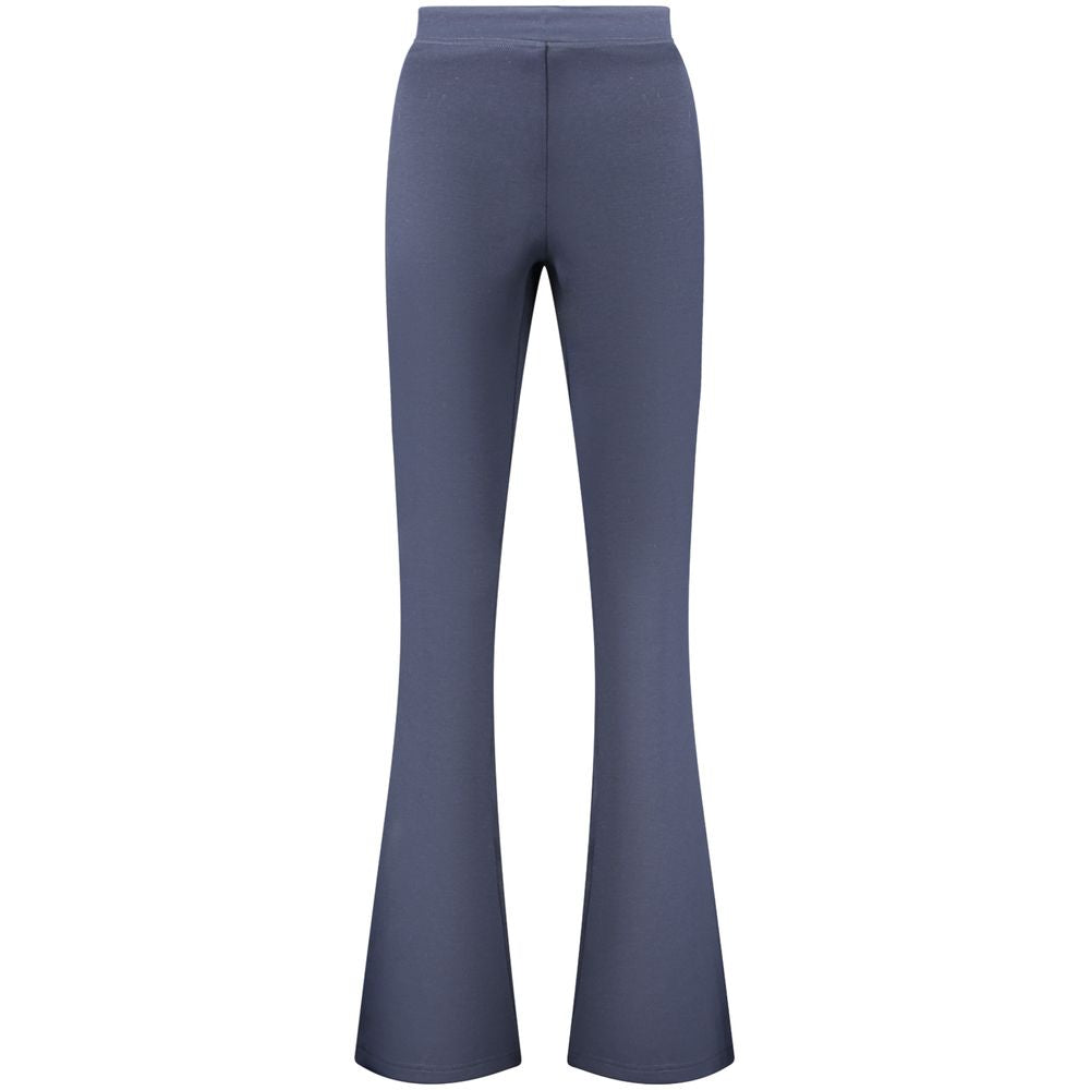 K-WAY Blue Polyester Pant - Modern Urban Comfort
