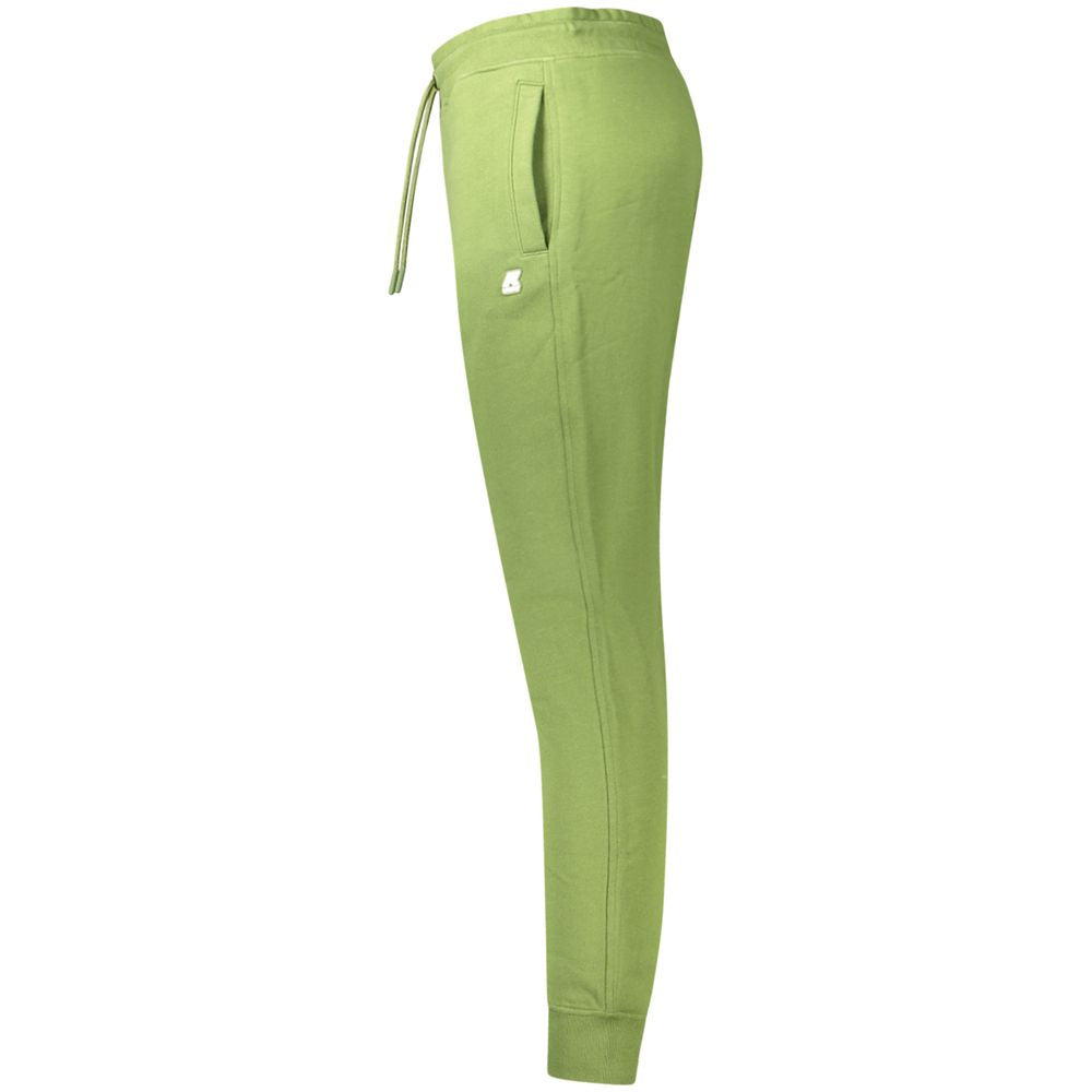 K-WAY Green Cotton Pant: Stylish Sports Trousers for All Occasions
