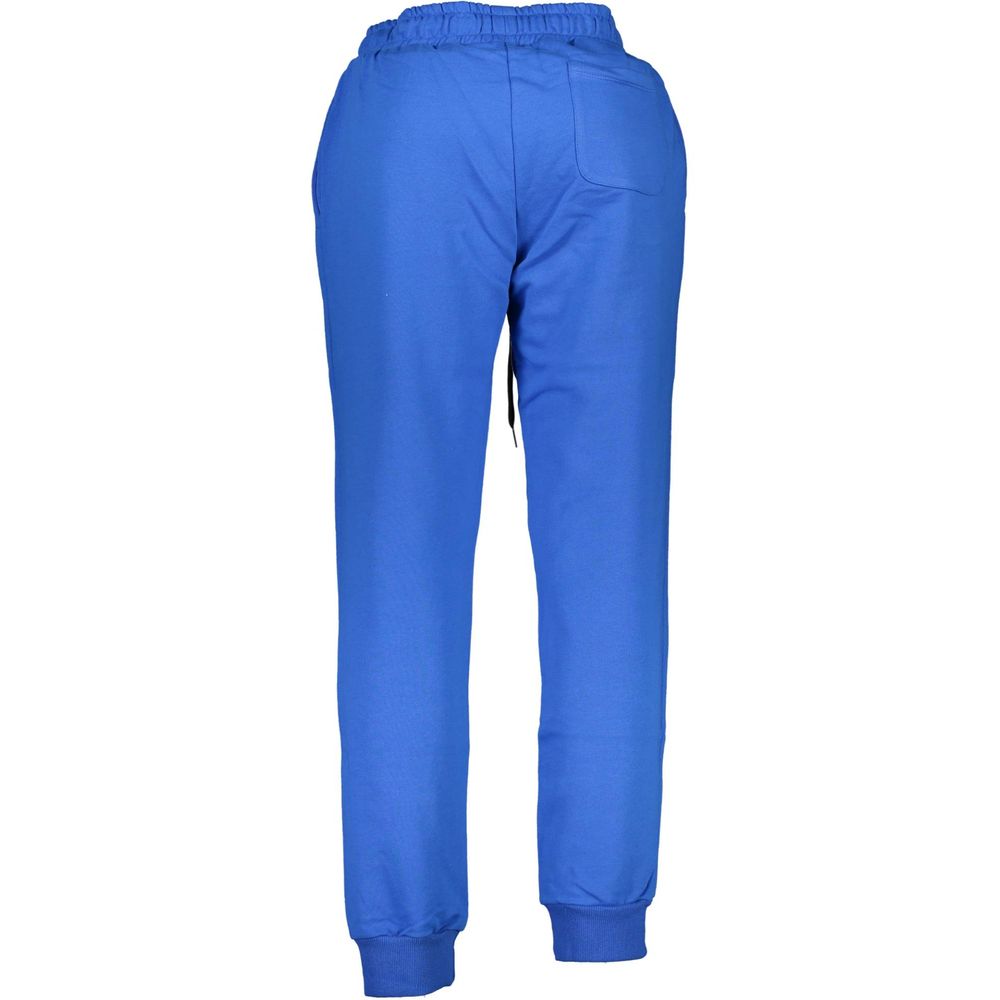 La Martina Blue Cotton Pant - Stylish Sports Trousers for Ultimate Comfort