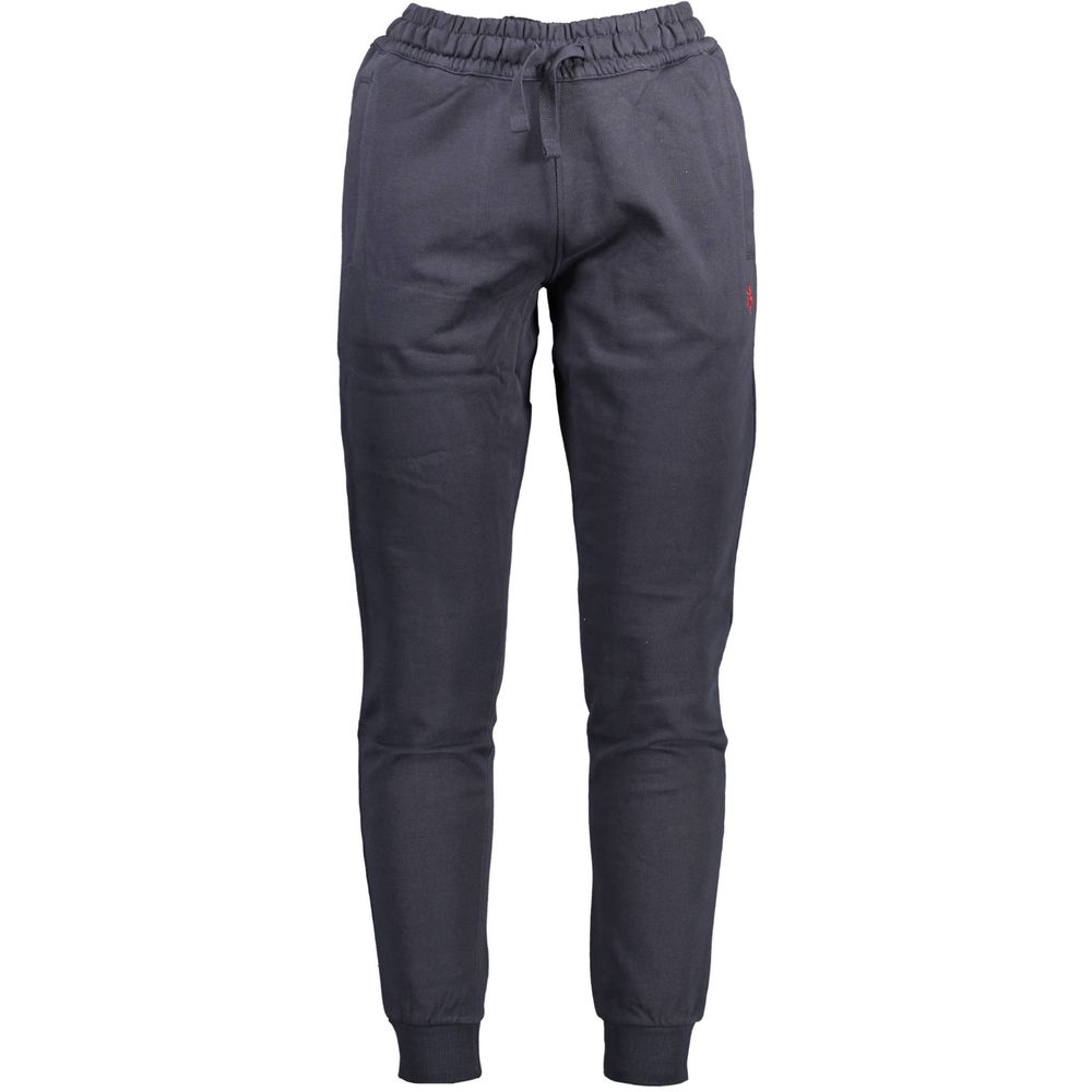U.S. Polo Assn. Blue Cotton Sports Trousers