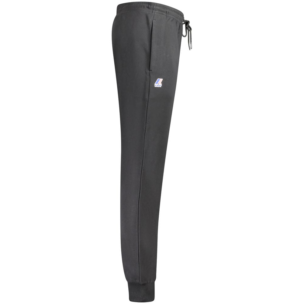 K-Way Black Cotton Pant - Stylish Sports Trousers for Active Living