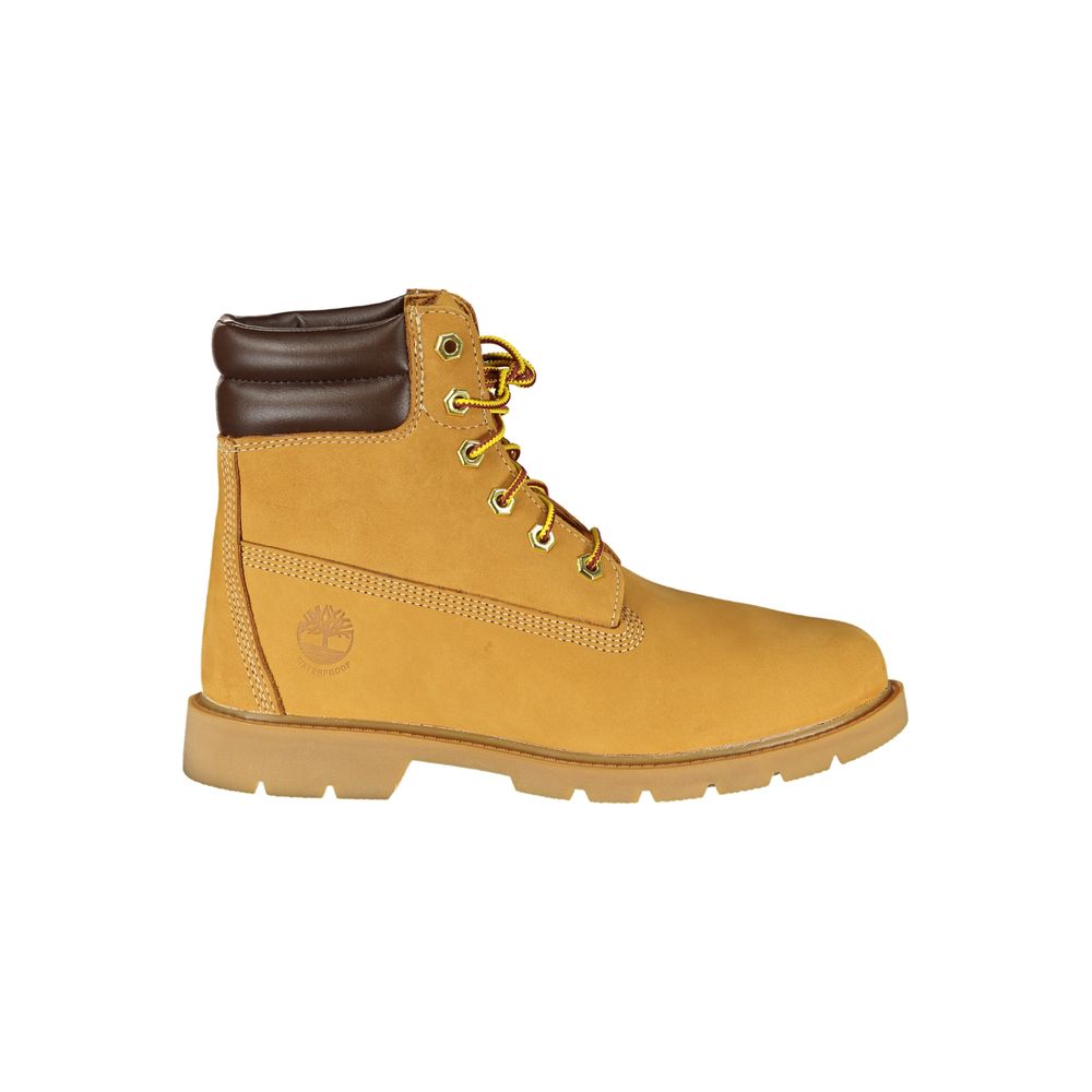 Timberland Beige Polyester Linden Woods 6 Lace-Up Ankle Boot