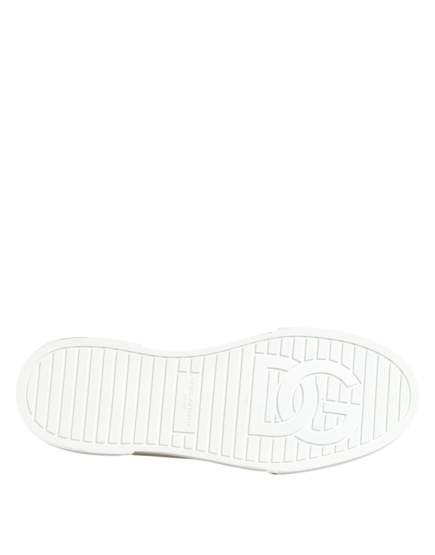 Dolce & Gabbana Multicolor Cotton Logo Low Top Sneakers