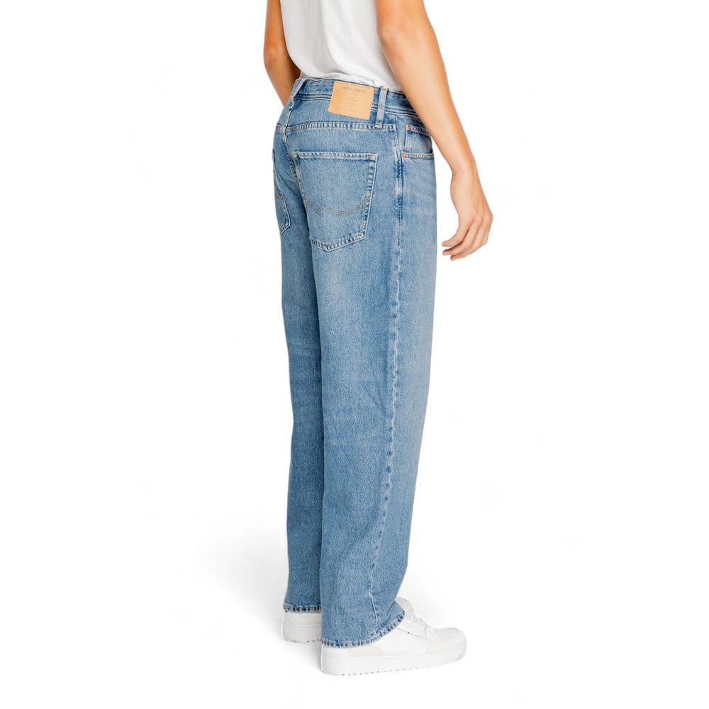 Jack & Jones Blue Cotton Relaxed Fit Jean