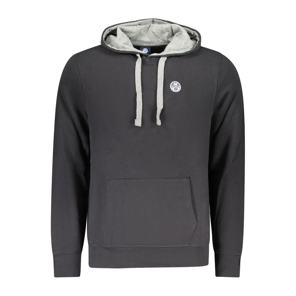 North Sails Black Cotton Sweatshirt - Performance Meets Style