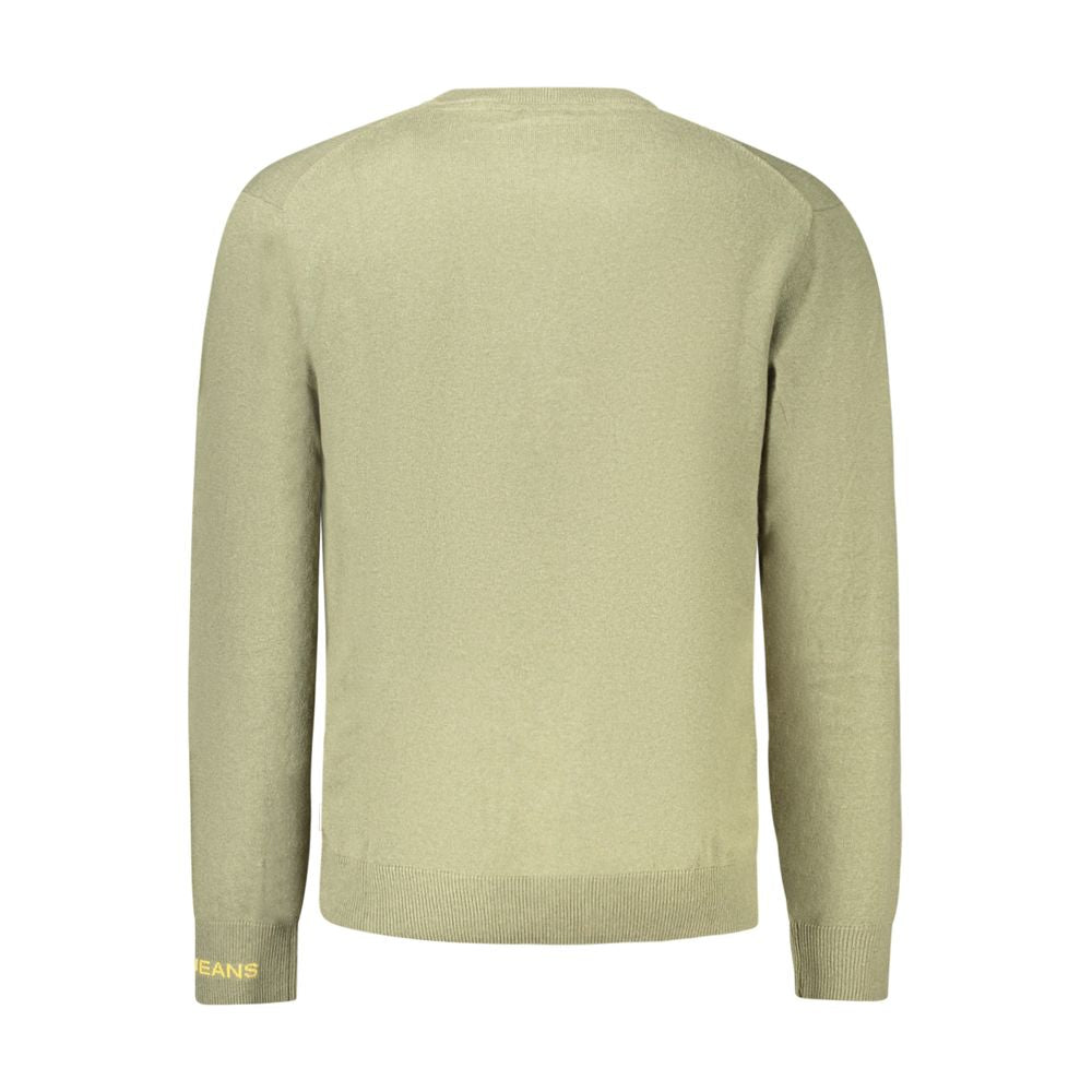Pepe Jeans Green Cotton Sweater - Effortless Style and Comfort