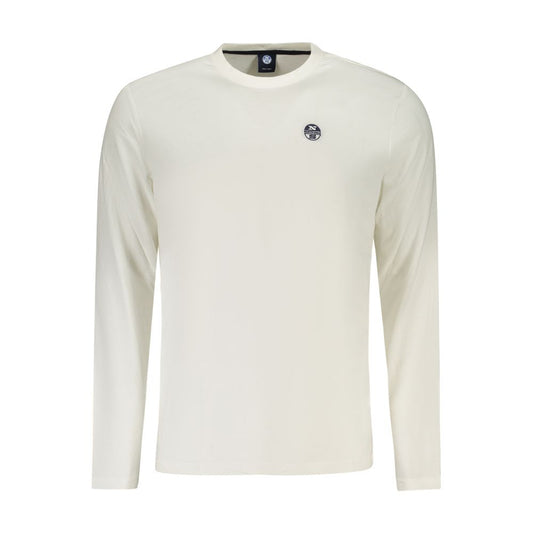 North Sails White Cotton Long-Sleeved T-Shirt