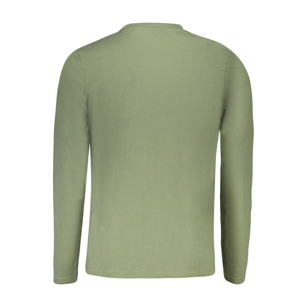 North Sails Green Cotton Long-Sleeved T-Shirt