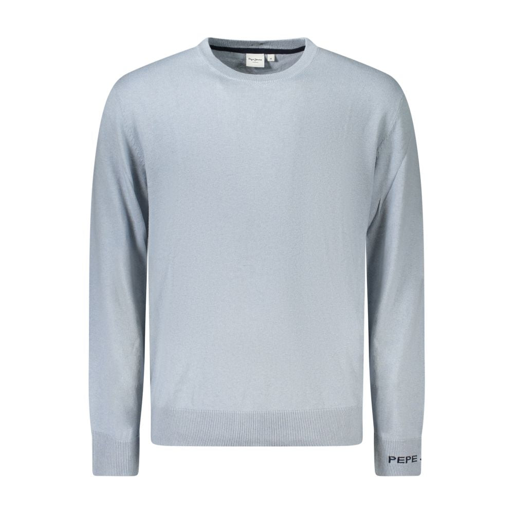 Pepe Jeans Blue Cotton Sweater - Effortless Urban Style