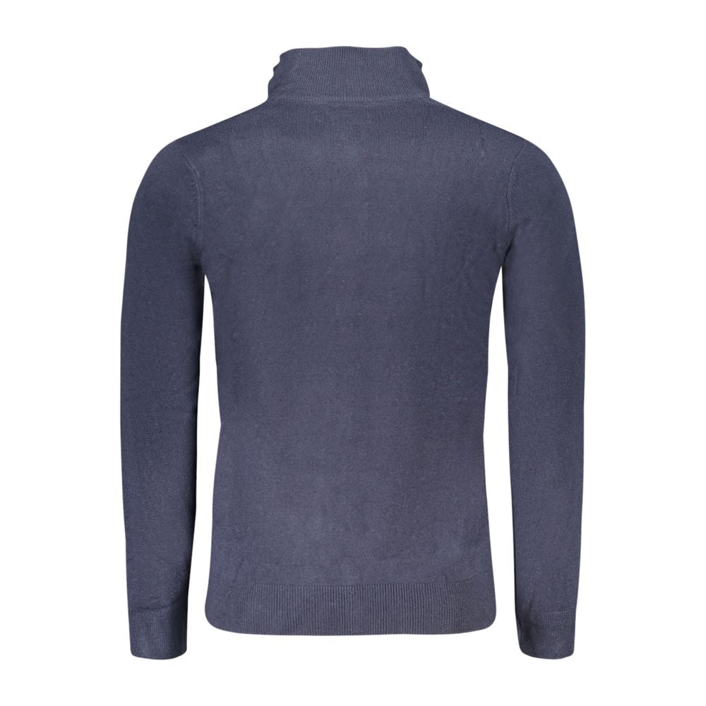 North Sails Blue Nylon Sweater - Performance Meets Style