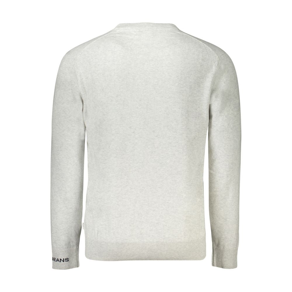 Pepe Jeans Gray Cotton Sweater - Effortless Style for Every Occasion