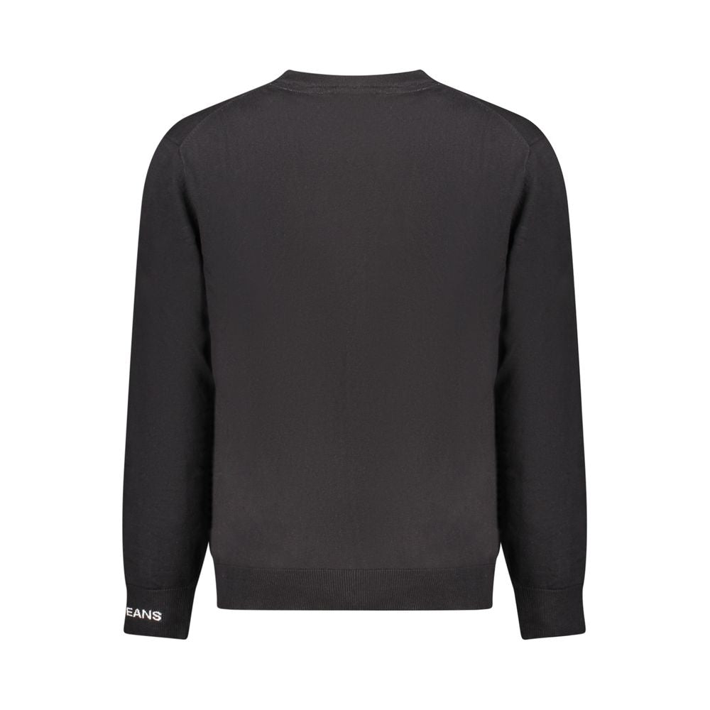 Pepe Jeans Black Cotton Sweater - Effortless Style for Every Occasion