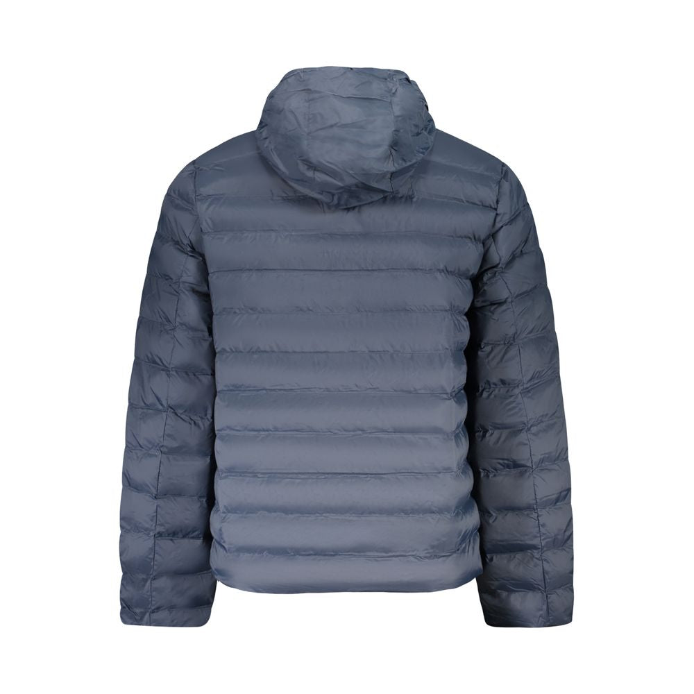Calvin Klein Blue Polyamide Jacket with Removable Hood