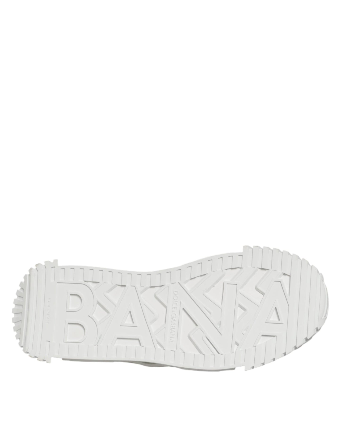 Dolce & Gabbana White Cotton NS1 Low Top Sneakers