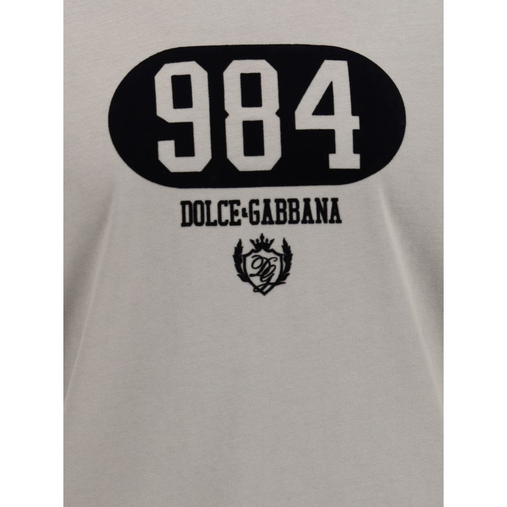 Dolce & Gabbana Cotton T-Shirt with Raised Front Logo