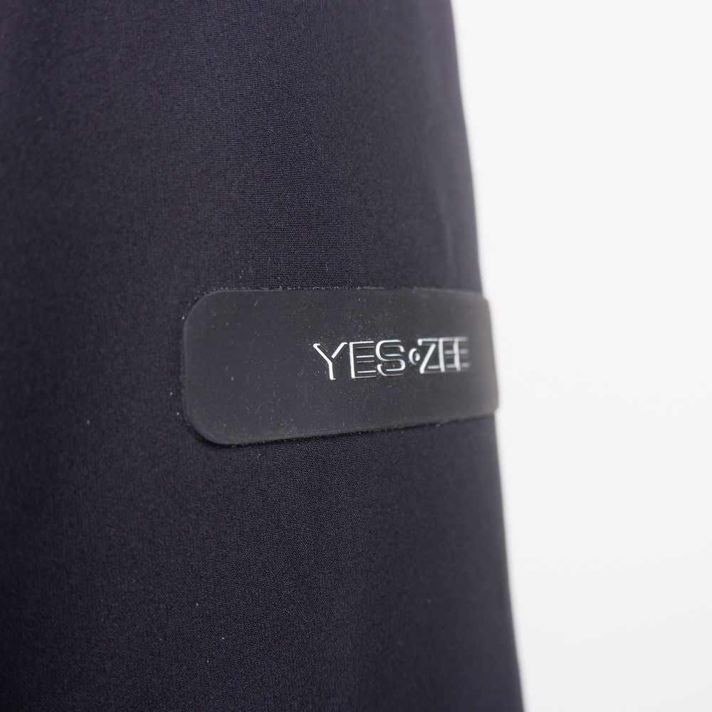 Yes Zee Blue Nylon Jacket with Hood