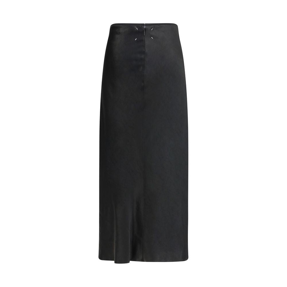 Maison Margiela Satin Midi Skirt