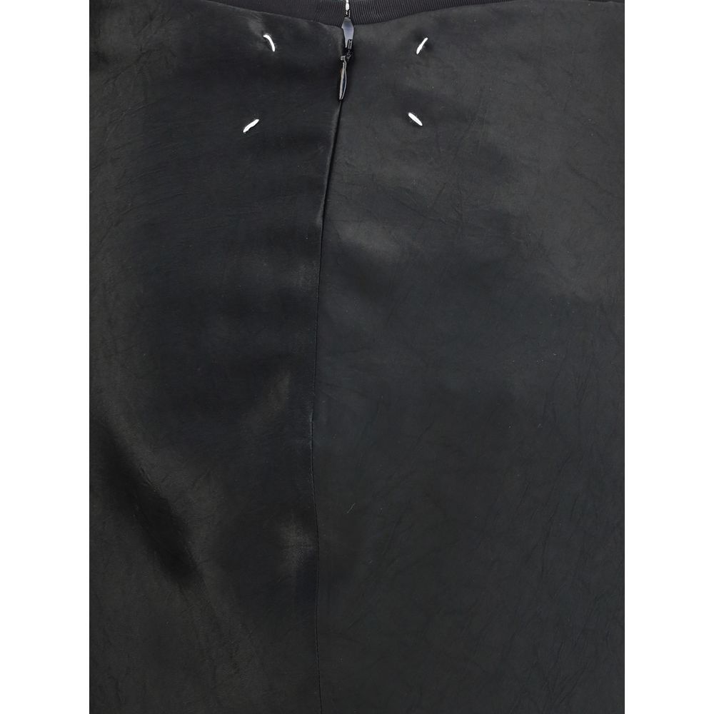 Maison Margiela Satin Midi Skirt