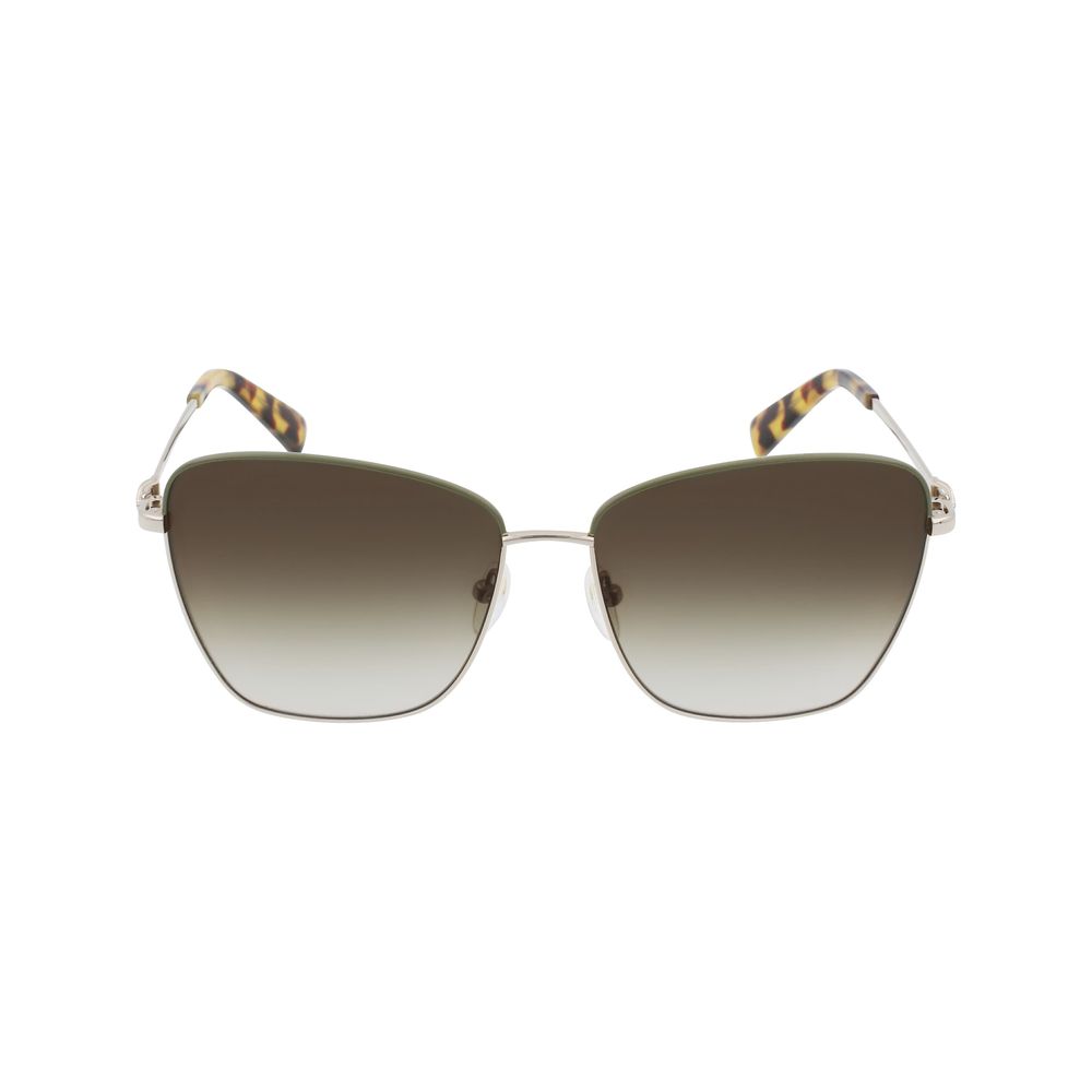 Longchamp Women’s Sunglasses – Gold Metal Frame, Gradient Lenses