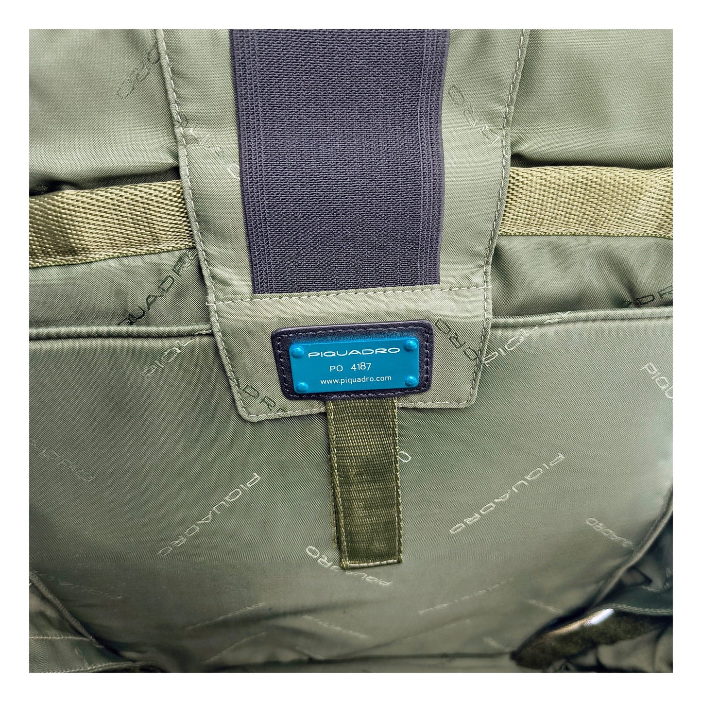 Piquadro Gray Fabric Backpack - CA6318FXBMN