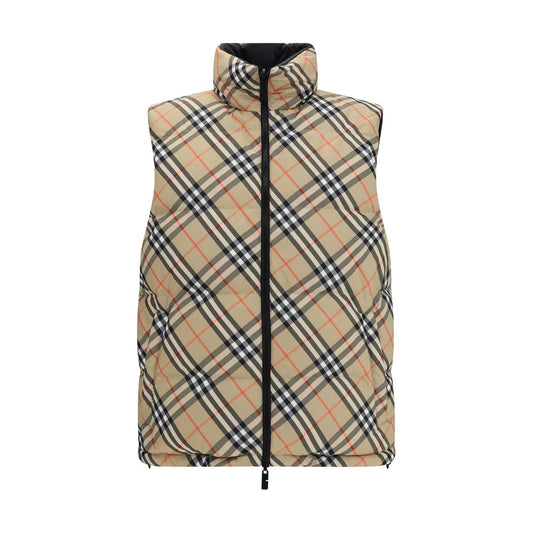 Burberry Reversible Check & Black Puffer Gilet