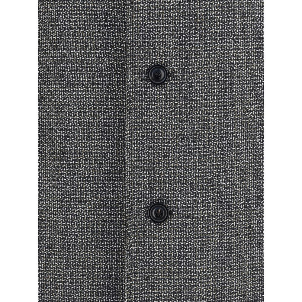 Maison Margiela Single-breasted Coat in Virgin Wool Blend