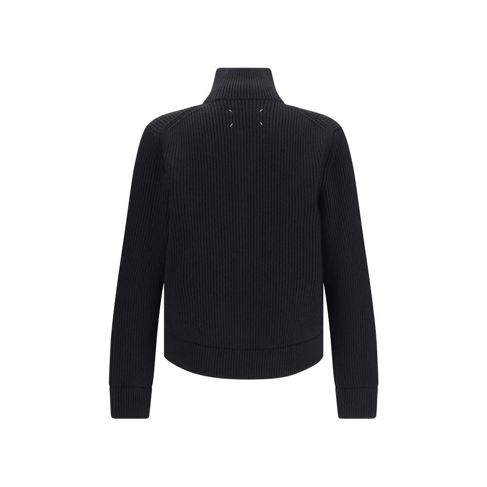 Maison Margiela Zipped Cotton Cardigan