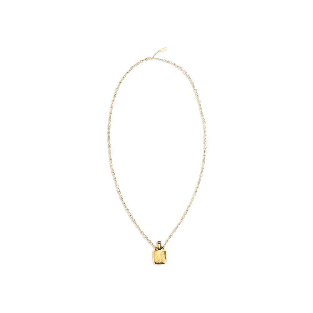 Chloé Elixir Pendant Necklace: Vintage Elegance in Gold