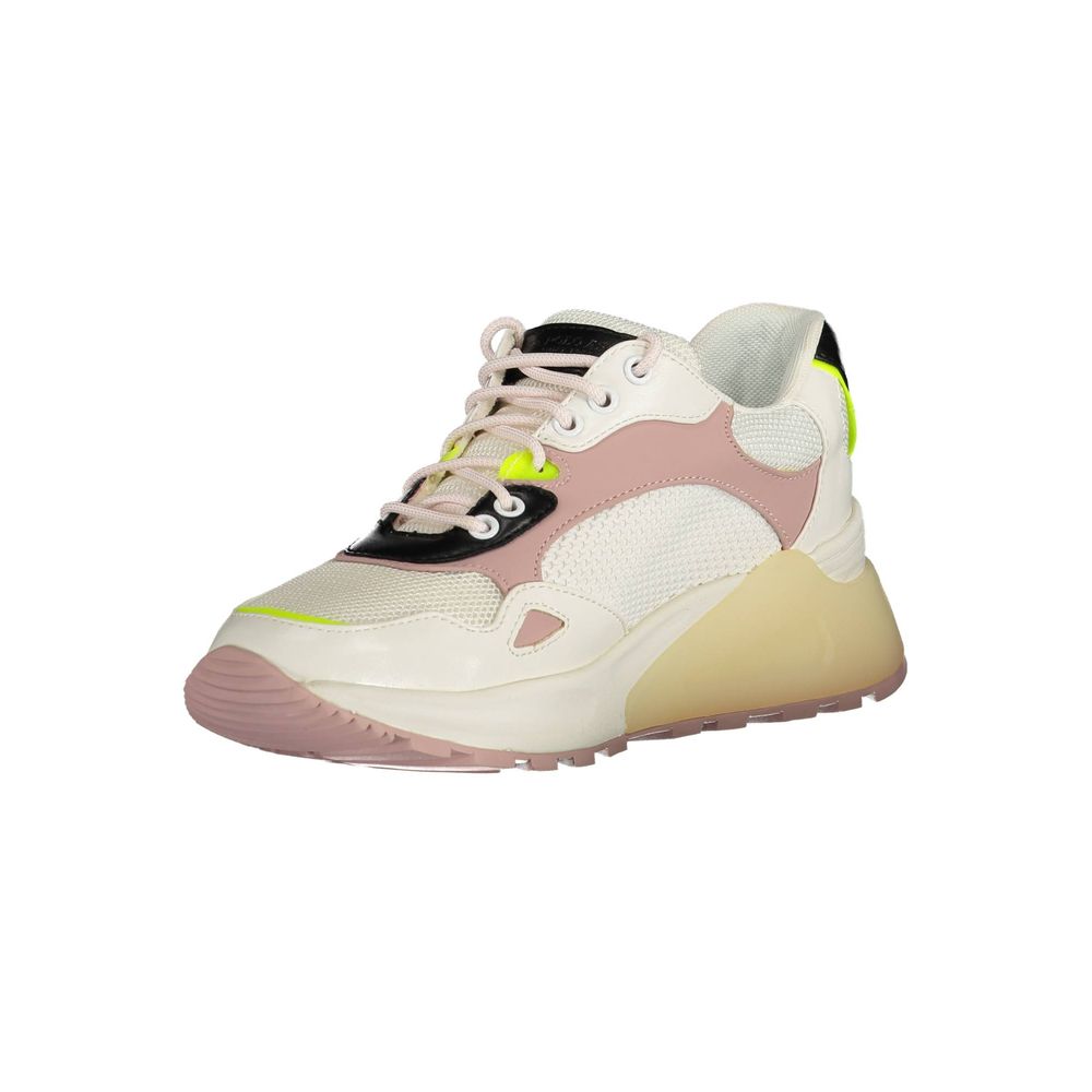 U.S. Polo Assn. White Polyester Sneaker - Classic Comfort Meets Style