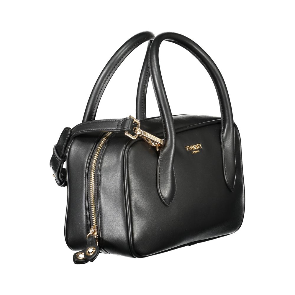 Twinset Black Polyethylene Top Handle Bag